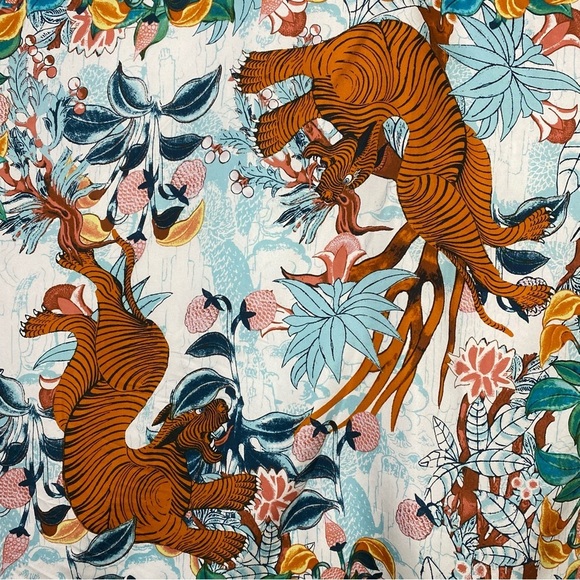 Diane Von Furstenberg Jella Silk Square Scarf NWOT - Picture 3 of 8